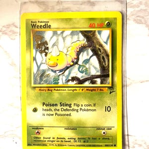 Weedle Card - Etsy