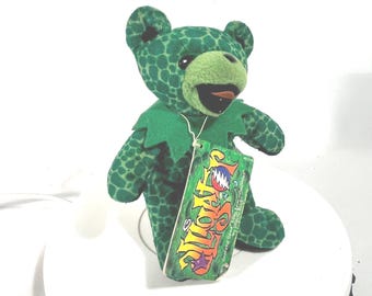 Vintage Grateful Dead “Alligator” Dancing Bear Plush – 1998 Liquid Blue Collectible