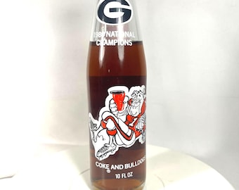 1980 Georgia Champions Coke Bottle – Unopened Vintage Collectible Soda