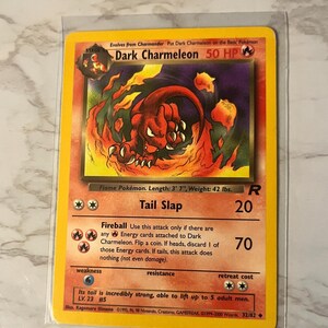 pokemon card dark charmeleon - (32) - Team Rocket You are purchasing a 2000 Pokemon Team Rocket Dark Charmeleon 1st Edition CGC 8 #32/82 Shadow Era Tcg - Etsy