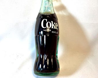 Vintage 1946 Coca-Cola Green Glass Bottle – Alva Oklahoma Embossed – Unopened