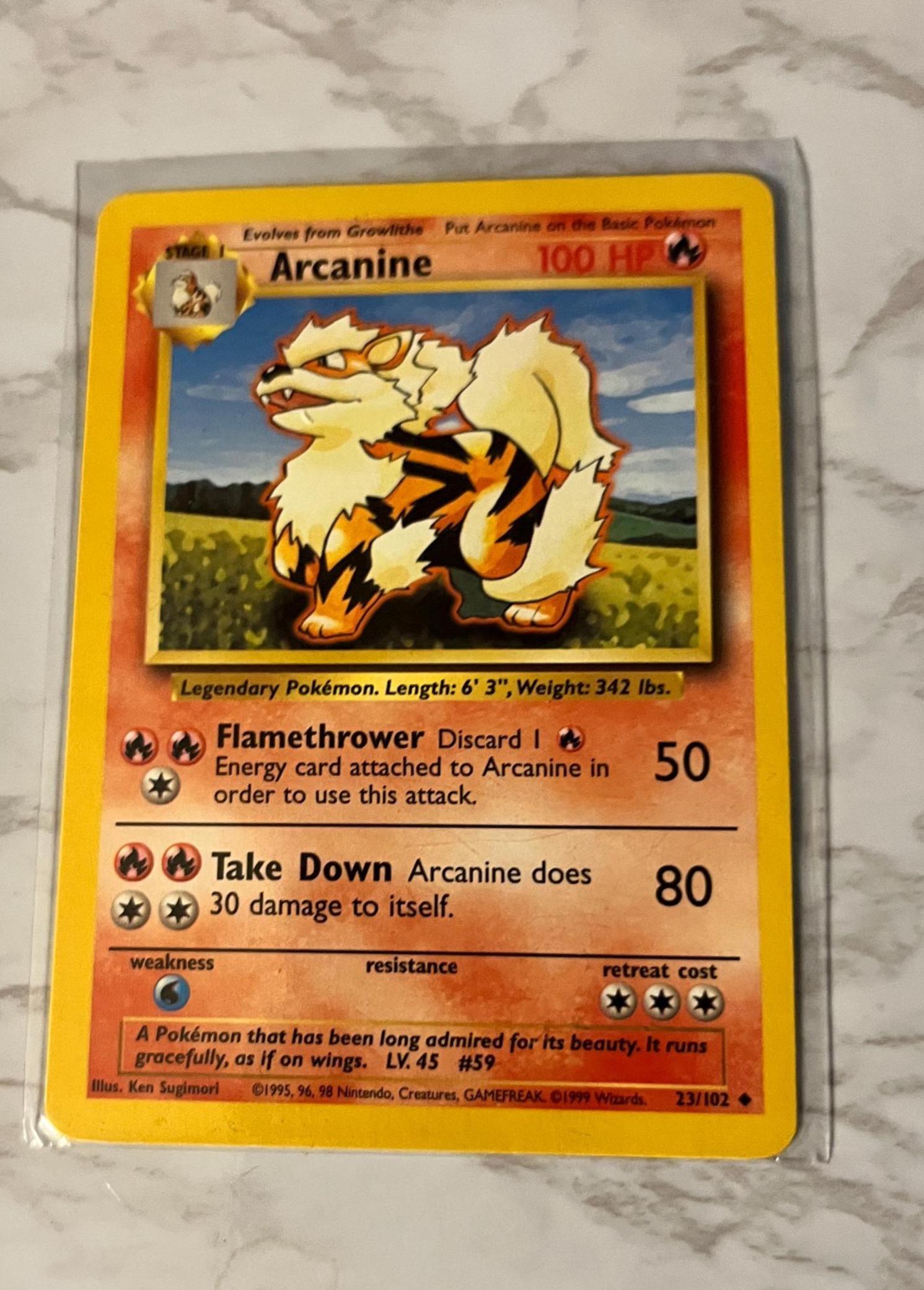 Base Set Arcanine - Etsy Base Set Arcanine - Etsy