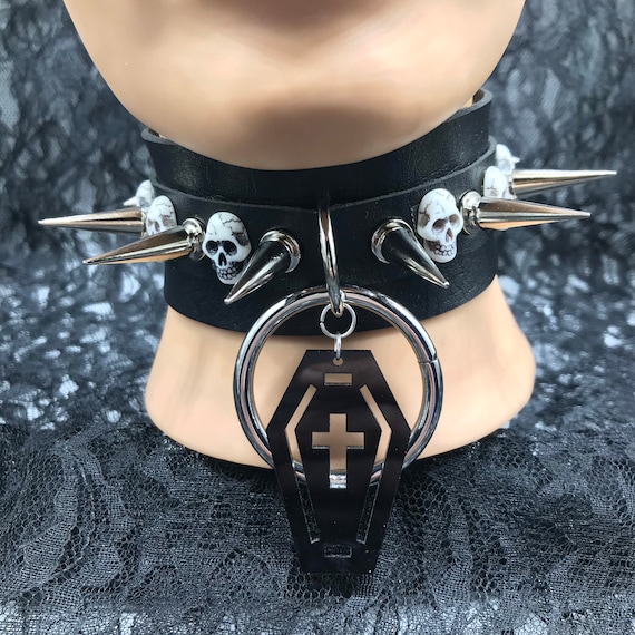 Punk choker necklace deals