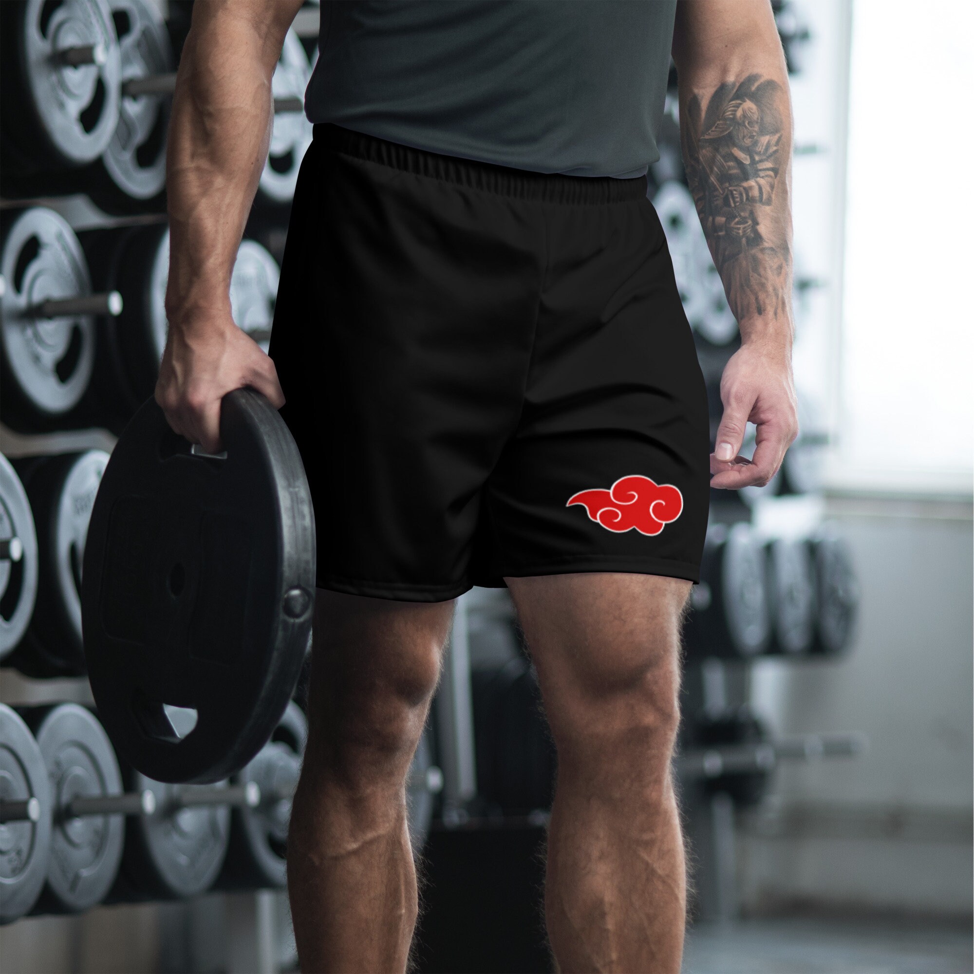 Akatsuki Red Cloud Shorts Naruto 