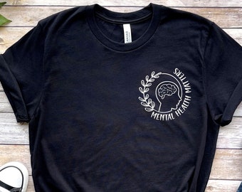 Mental Health Matters Shirt, Gezonde Hersenen Shirt, Angst Shirt, Therapeut Shirt, Psycholoog Shirt