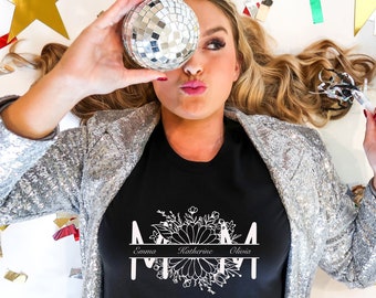 Camicia mamma personalizzata, camicia per la festa della mamma, maglietta personalizzata per i bambini, regalo per la mamma, maglietta della mamma