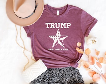Trump Shirt, Fix America Again 2024, Republican Shirt, Pro Trump Shirt, Republican Gift, Donald Trump T-Shirt, Trump 2024, Vote 2024