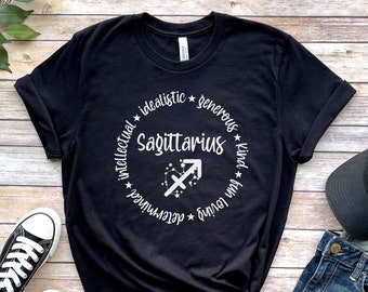 Sagittarius Shirt, Astrology Shirt, Sagittarius Birth Sign, Zodiac Sign Shirt, Sagittarius Birthday Gift, Horoscopes Tee, Sagittarius Tee
