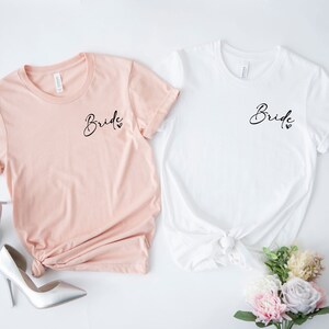 Camisa de novia, Camiseta de despedida de soltera, Idea de regalo de novia, Ideas de fiesta nupcial, Camiseta de novia, Camiseta de novia, Regalo para novia, Camisa de luna de miel