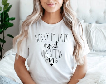 camicia gatto, camicia mamma gatto, gatto amante, gatto, me, camicia, maglietta, scusa, tshirt