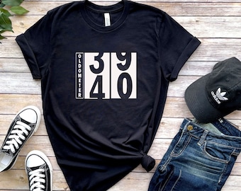 T-shirt 40 Oldometer Birthday, 40th birthday shirt, Birthday gift idea, Gift for him, Gift for her