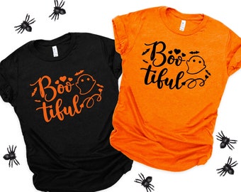 Camicia di bootiful, Camicia di Halloween divertente, Camicia per feste di Halloween, Regalo di Halloween, Camicia di famiglia di Halloween, T-shirt Boo Crew, Happy Halloween