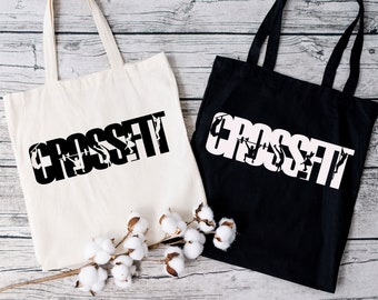 Borsa Crossfit, Borsa Fitness, Borsa Tote Palestra, Borsa Motivazione, Borsa Vegana, Borsa Tote in Cotone