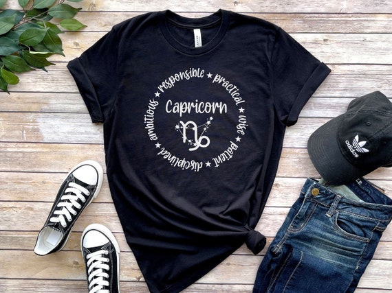 Capricorn Shirt, Astrology Shirt, Capricorn Birth Sign, Zodiac Sign Shirt, Capricorn Birthday Gift, Horoscopes Tee, Unisex Capricorn Tee