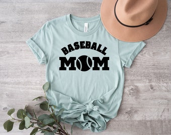 Baseball Mom Shirt, Baseball Mama, Baseball Mom Life, Sports Mom Shirt, Custom Baseball Tee, Gift For Mom, Funny Sports Mom Shirt