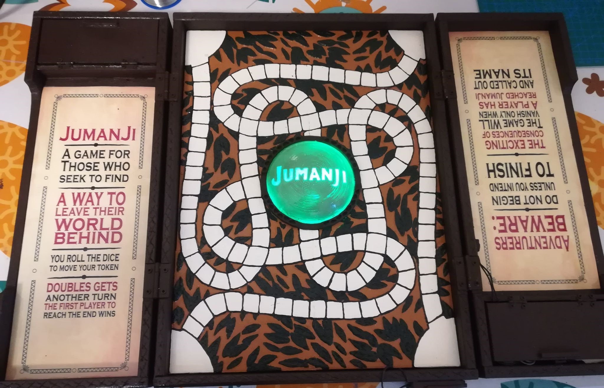 Jumanji Board Game Cards