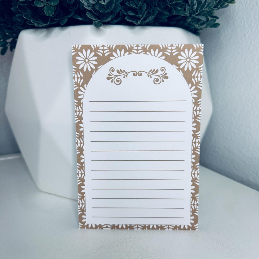 Notepad Cafe Cafe Con Pan Notepad, Blue/white Notepad - Etsy