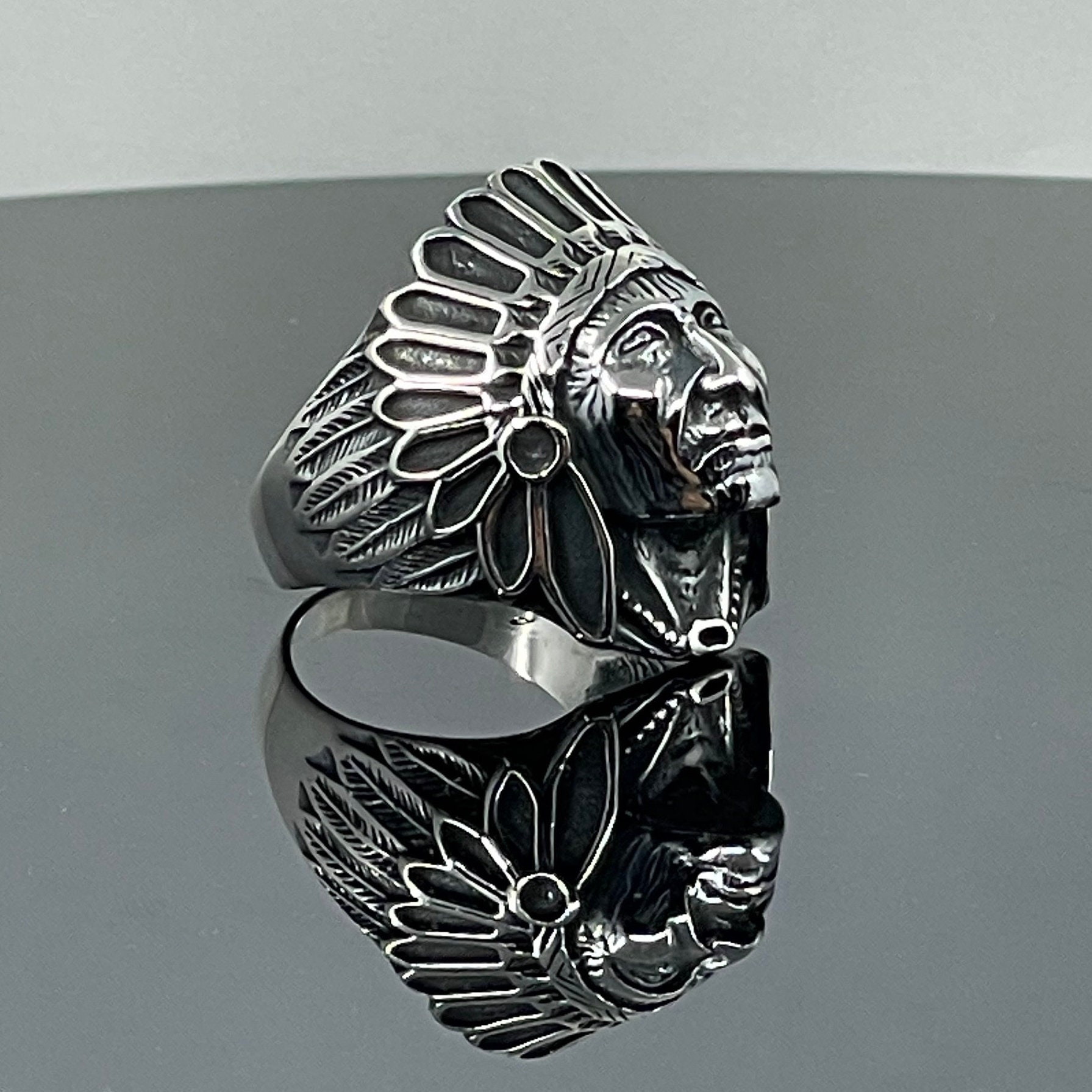 Sterling silver native american rings best sale