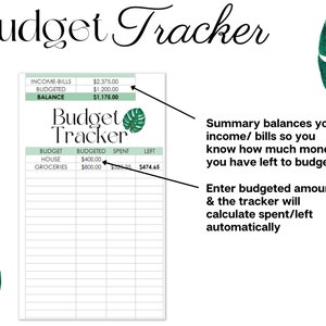 Excel-budgetmallplanerare Veckolön Digitalt kalkylblad Personlig ekonomi Google Sheets bild 6