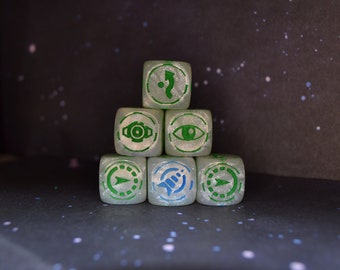 X-Wing Token Cubes - Buff Pack of 6