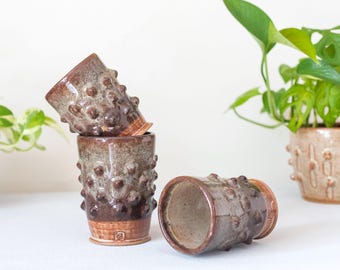 Ceramic COFFEE MUG, Stoneware ceramic tumbler, Pottery coffee cup, Handmade pottery mug, Birthday gift, Ceramic modern mug handmade