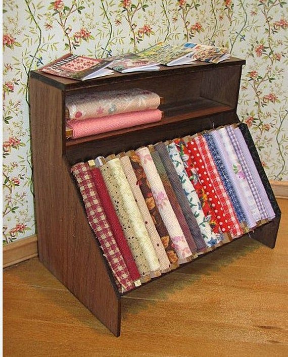 112 DIY Dollhouse Miniature Quilt Shop Furniture Kit / Etsy