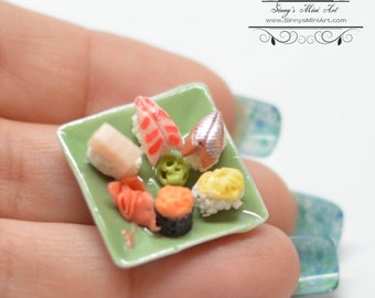 Dollhouse Food Accessories 100 Japanese Food Nigiri Sushi Miniature Food 14994 