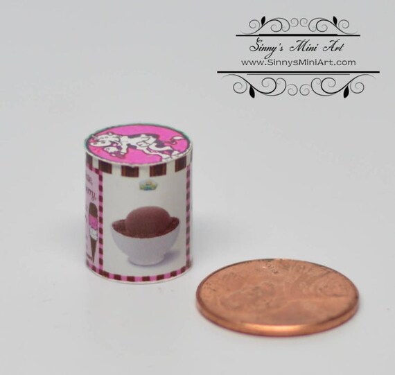 1:12 Puppenhaus Miniatur Schokolade Eisbecher Puppen Küche Lebensmittel ZubehXUI 