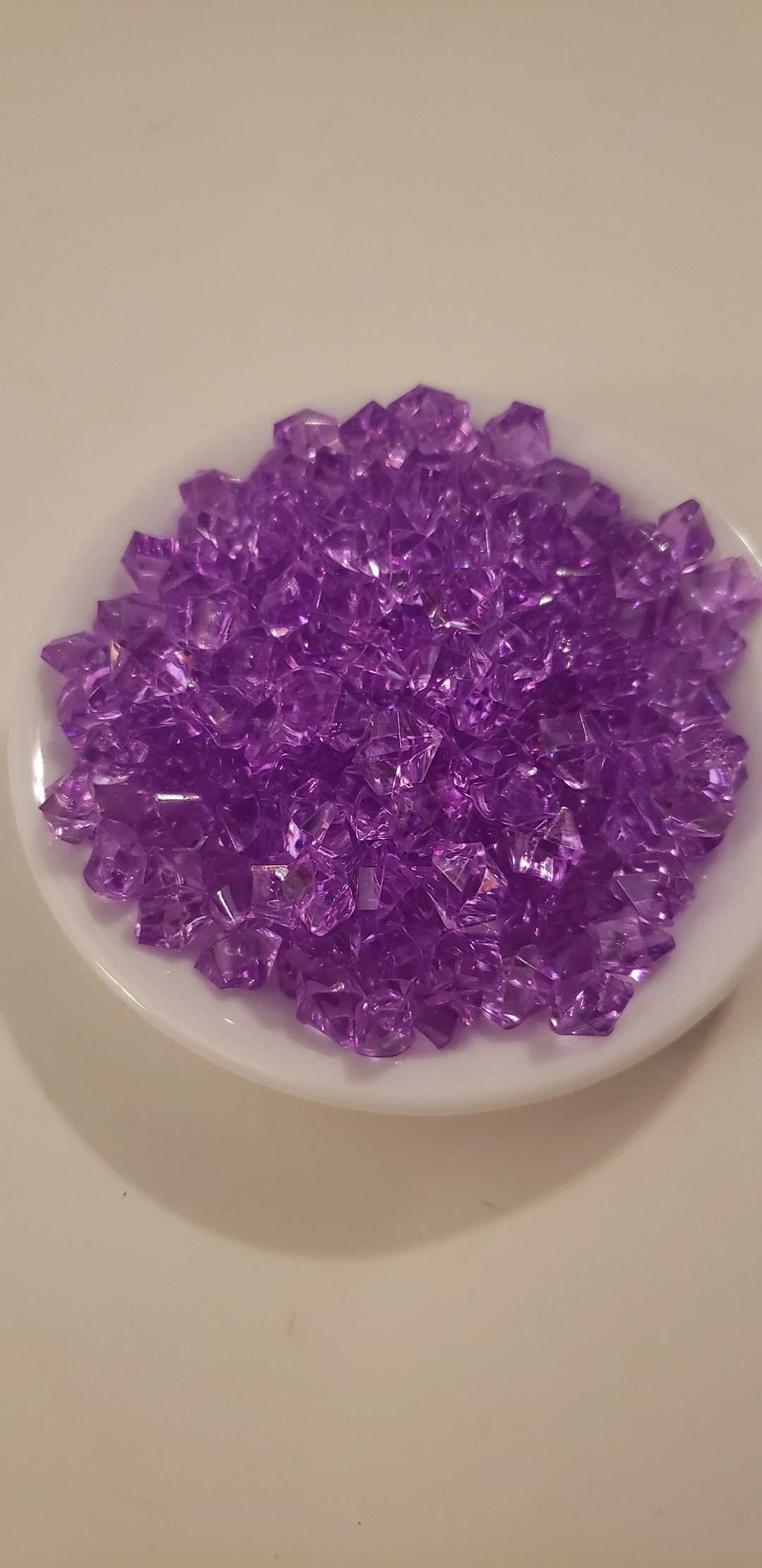 Purple Fake Ice Pieces Fake Bake Supplies Assorted Colors Decoden Kawaii Resin Cabochon Craft