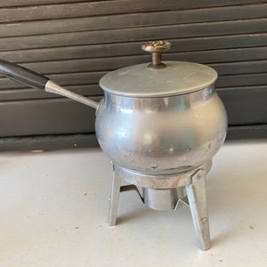 Small Vintage Fondue Set