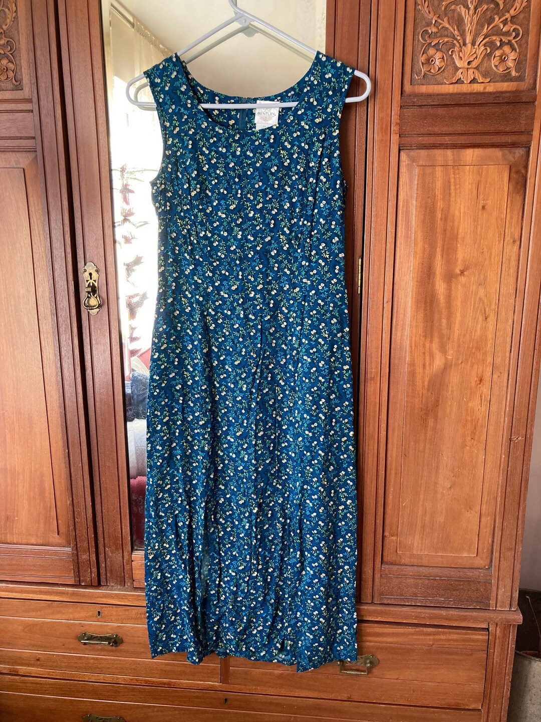 knee length dresses for ladies Ivory Floral Print Strapless Ruffle Hem Mini Dress main image 0