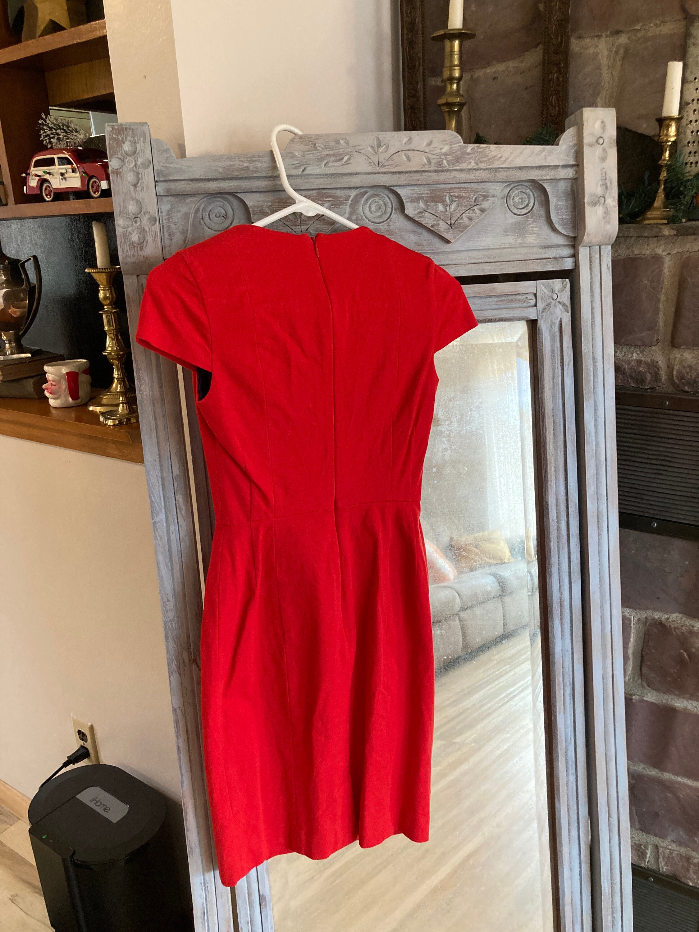 red dress for a wedding Burgundy Red Satin Maxi Evening Dress FREYA
