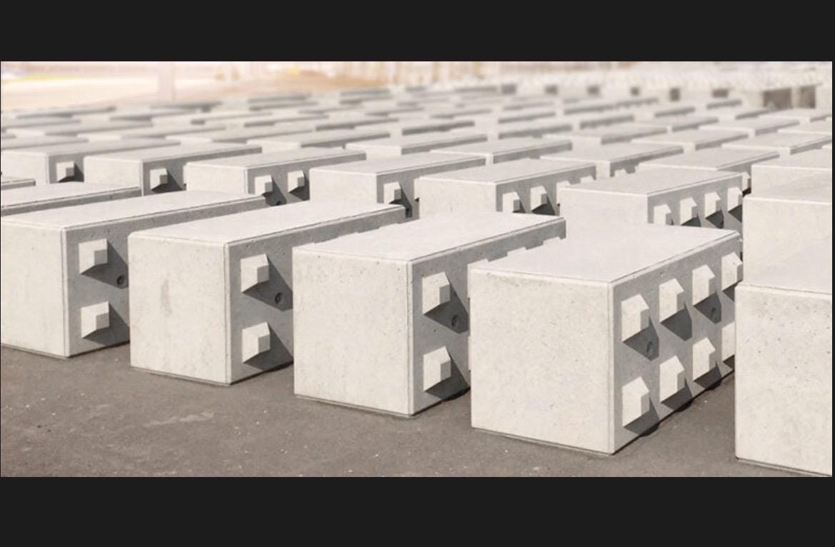 Structural Interlocking Forms HAUL-O Interlocking Concrete Block Moulds / Forms (120x60x60cm) QTY:15 ...