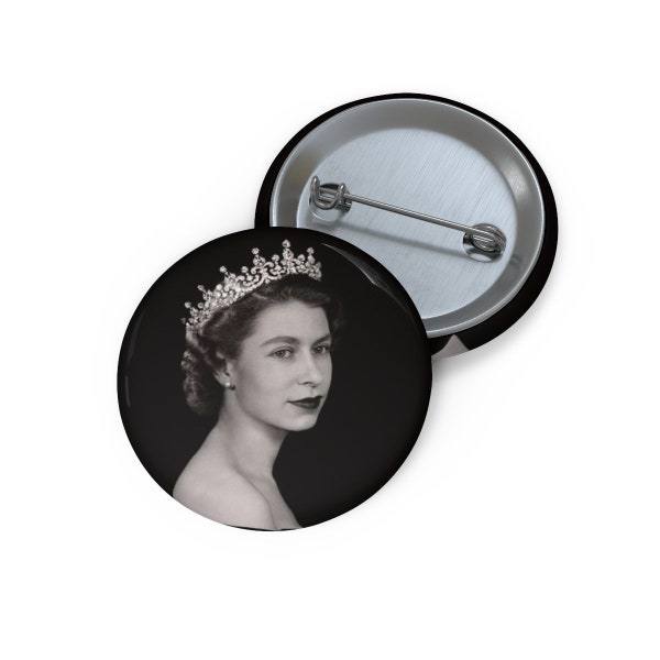 Queen Elizabeth Ii Badge Etsy
