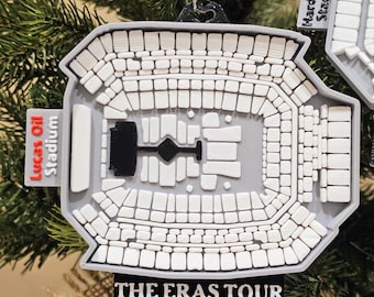 Taylor Eras Tour Ornament Stadium, Eras Tour Venue Stadium, Custom Taylors Gift, Eras Memento Keepsake Merch, 3D Ornament Raised Seats Stag
