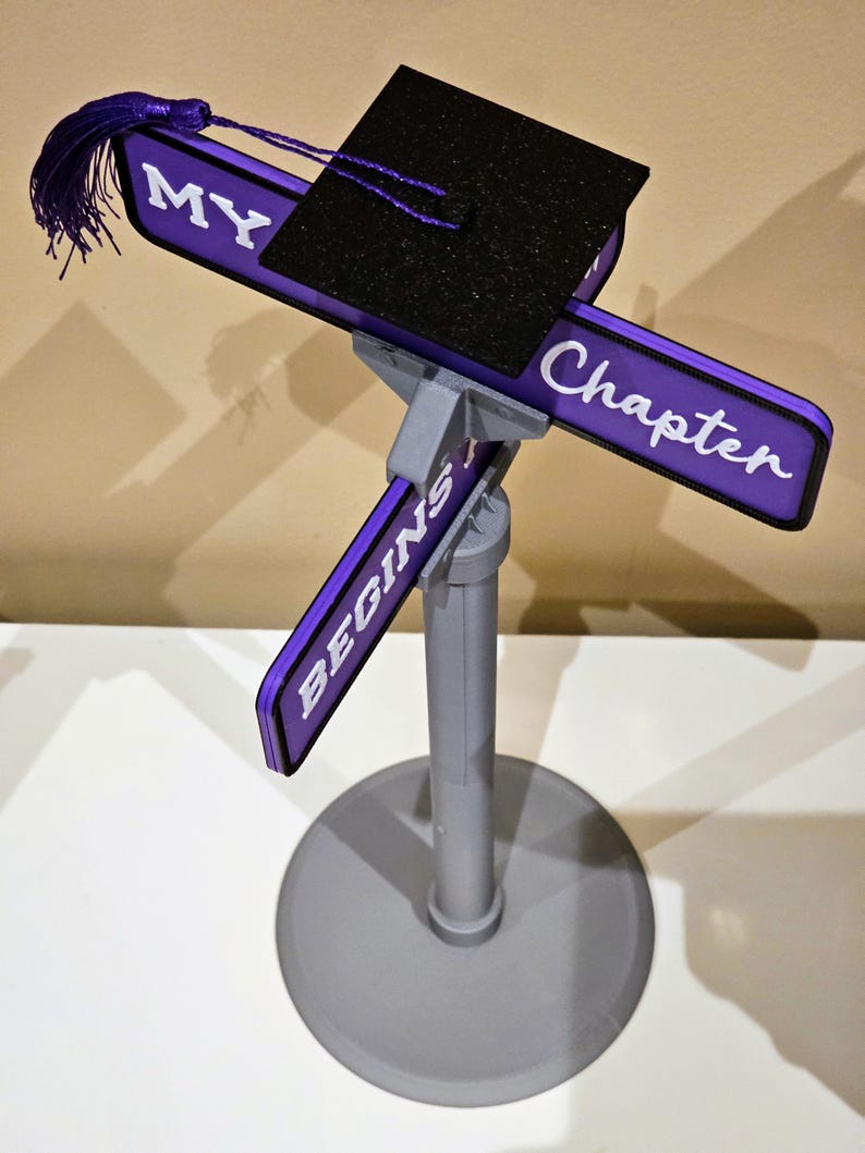 My Next Chapter Begins at Sign | Graduation Table Sign | Grad ...
