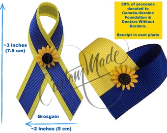 Glory to Ukraine pin ribbon | Ukrainian Lapel Pin | Ukraine Ribbon of Support | Glory to Heroes!