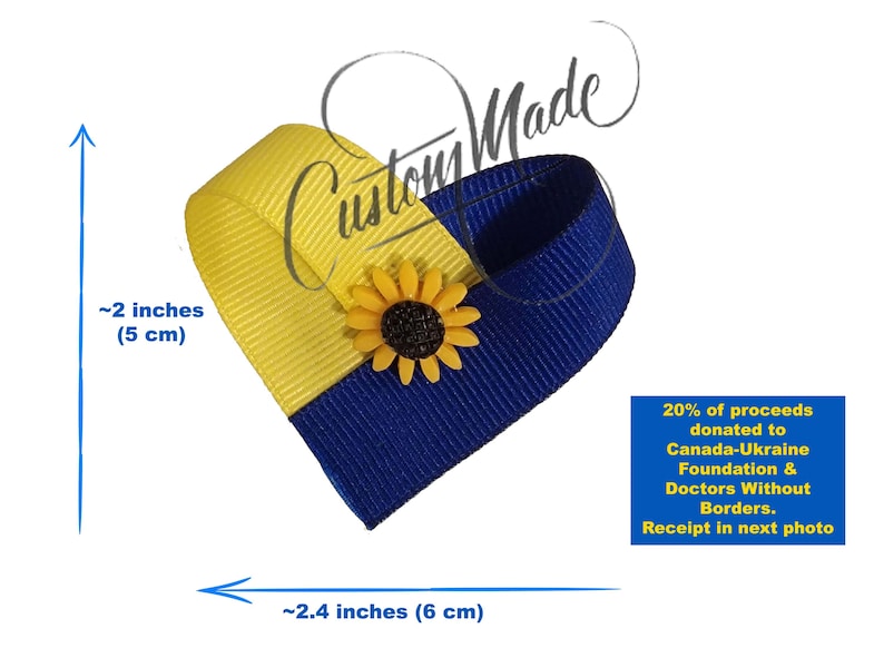 Ukraine Pin Ribbon Ukrainian Sunflower Pin Support Etsy Canada