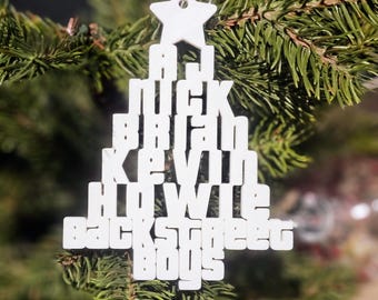 Decorazione natalizia per l'albero di Natale dei Backstreet Boys