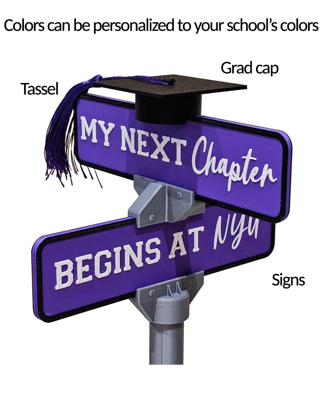 My Next Chapter Begins at Sign | Graduation Table Sign | Grad ...