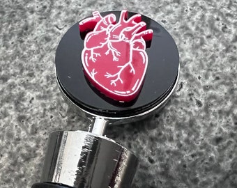 3D Anatomical Heart Wine Stopper