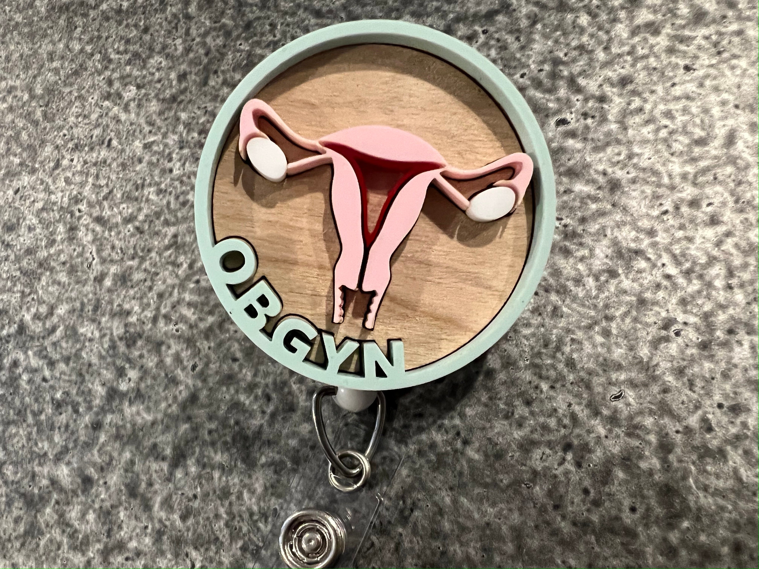 Floral Uterus Badge Reel Nurse Badge Reel Obgyn Badge L&D Nurse Badge Rose  Gold Badge RN Badge, at Your Cervix Badge, Ovary Badge -  Canada