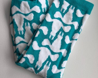 Uterine Houndstooth Pattern Socks