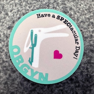 Sticker - OBGYN & Subspecialties Happy Speculum