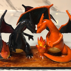 Charizard Couple 2.0 3D Printed Figure