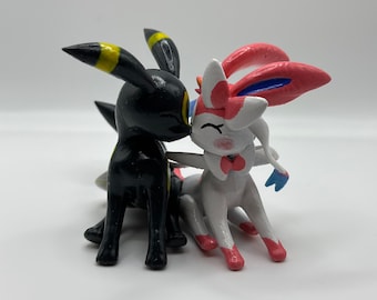Umbreon and Sylveon Couple 3D Printed Figure