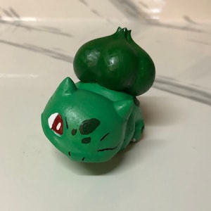 Winking Bulbasaur 3D printed Resin Figure