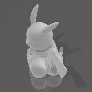 Thicc Pikachu 3D Printing STL File - Etsy