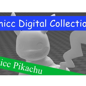 Gruby Pikachu 3D Druk Plik STL