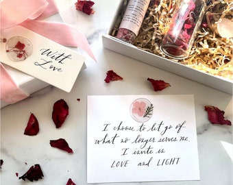 Love Is Essentials X Sunset Scribe Self Love Valentines Day Gift Set